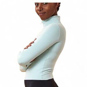 Paragon Fitwear Sedona Ether Cropped 1/4 Zip White Pullover